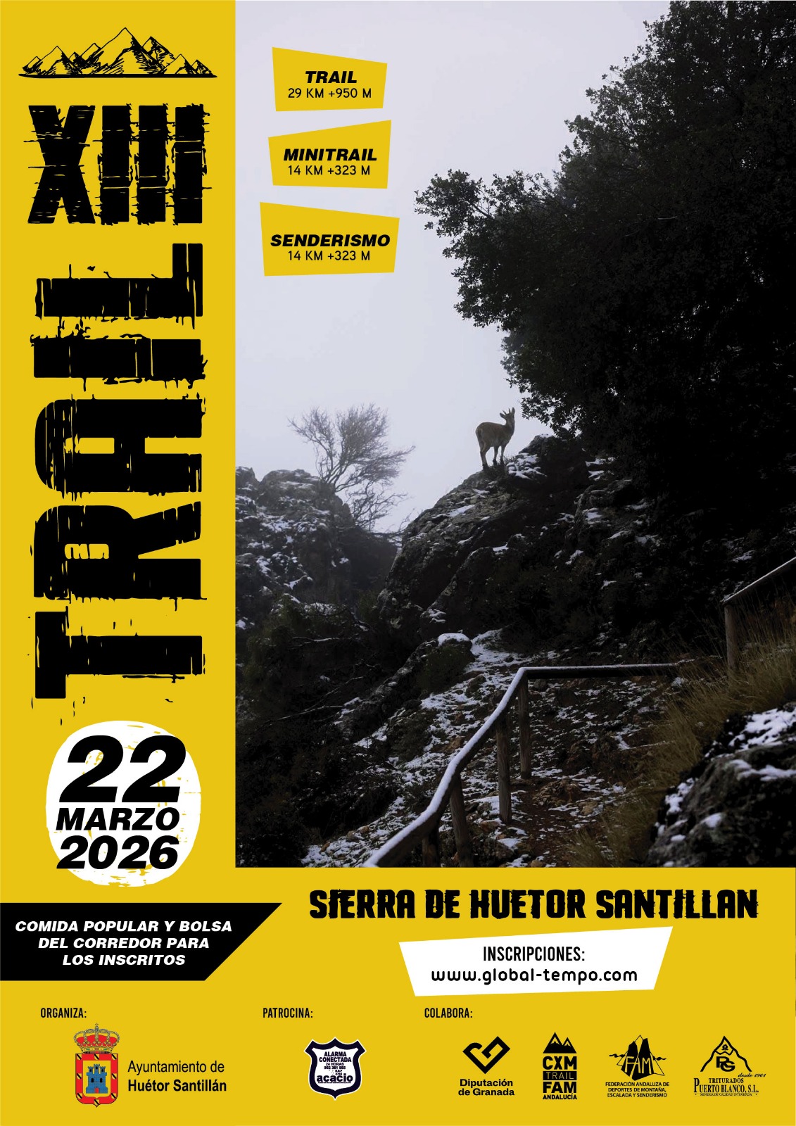 XIII TRAIL SIERRA DE HUÉTOR SANTILLÁN - CIRCUITO CXM DIPUTACIÓN DE GRANADA